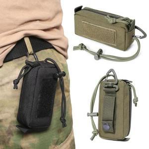 Molle 전술 파우치 EDC 지갑 벨트 허리 팩 가방 유틸리티 지갑 야외 사냥 하이킹 캠핑 액세서리 정리함