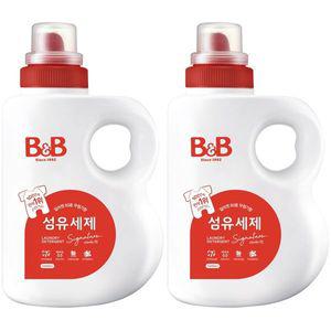 [보리보리/비앤비]비앤비 유아 세탁 섬유세제 1500ml 용기형 2입