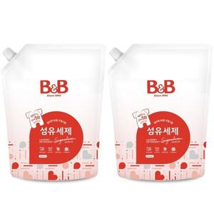 [보리보리/비앤비]비앤비 섬유세제 1500ml 리필형 2입