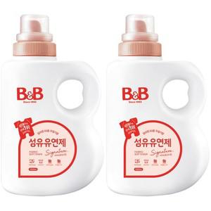 [보리보리/비앤비]비앤비 섬유유연제 자스민 1500ml 용기형 2입