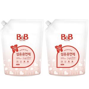 [보리보리/비앤비]비앤비 섬유유연제 자스민 1500ml 리필형 2입