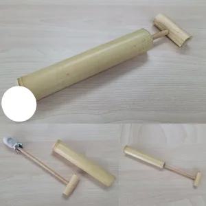 대나무 물총 만들기 창작용 전통 나무 워터건 물놀이 여름 장난감 DIY 꾸미기 (3개)