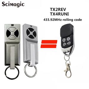 리모컨 주차장 차단기 명령 휴대용 송신기 호환 TX2REV/TX4RUNI 433.92MHz