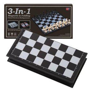 [기타]자석 접이식 추천 체스판(31cmX 3in1 꾸안꾸 보드게임 (WFH58MM)