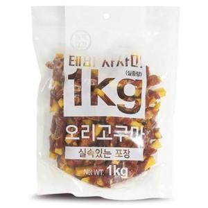 애견용품 참좋은간식 헬로도기 추천 그대로 말랑고구마 (큐브고