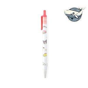 사무용 산리오 캐릭터 볼펜 레드 0.5mm (WFH87CT)