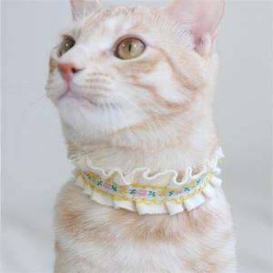 강아지옷 오가닉 초커 고양이목걸이 셔링케이프(랜덤발송)