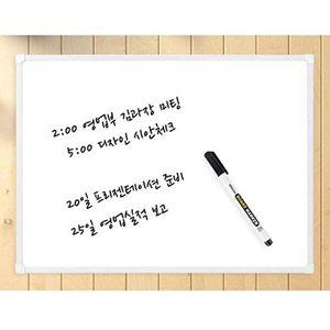 [셀러허브 패션][JH7Q0R40_52CK]더슬림 사무 자석 화이트 보드 x 60cm 40cm