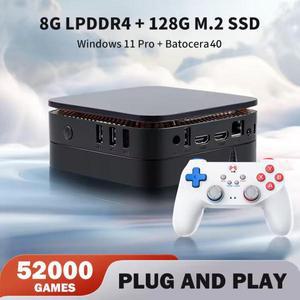 레트로 휴대용 게임기 추억의 고전게임 PC 비디오 게임 콘솔 52000 4K HD 윈도우 11 프로 플레이어 PS3 PS2