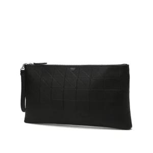 닥스 액세서리 [클러치(L-Size)][GRID MAXI][그리드 맥시] 블랙 그리드 패턴엠보 소가죽 DBBA5F279BK