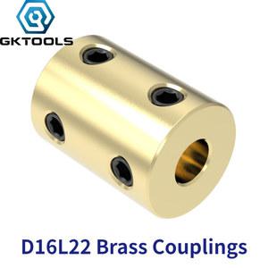 GKTOOLS D 6L22 5 6 7 8 0 황동 샤프 호환트 리지드 커플 링 RC 비행기 커플러 리지드 커넥터 3D 프린터 액세서리