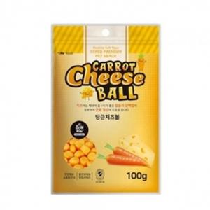애견간식 바우와우 당근 치즈볼 1팩 100g