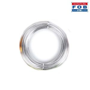 포비 와이어 공예 칼라철사 두께 3.0mm x 6.4M 은색 철사공예 색철사공예 칼라철사 와이어공예
