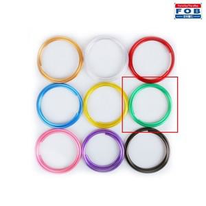 와이어 공예 메탈릭 철사 두께 6mm x 1M 연두 철사공예 색철사공예 칼라철사 와이어공예