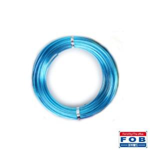 포비 와이어 공예 칼라철사 두께 3.0mm x 6.4M 파랑 철사공예 색철사공예 칼라철사 와이어공예