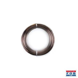 포비 와이어 공예 칼라철사 두께 2.0mm x 16M 갈색 철사공예 색철사공예 칼라철사 와이어공예