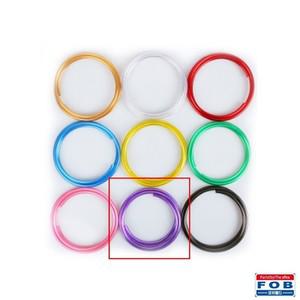 와이어 공예 메탈릭 철사 두께 6mm x 1M 보라 철사공예 색철사공예 칼라철사 와이어공예