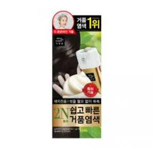 미쟝센 쉽고빠른 거품 염색약 흑색 스프레이 염색
