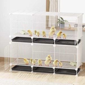 조류장 6단 빌라 철제 닭장 놀이터 병아리 1200X630X950MM 야외 케이지 대형