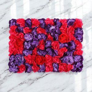 고품질 게더릭 플라워월 조화 꽃벽 FL08 (60x40cm) 실크플라워 인조꽃인테리어소품 플라워월 (WFHSJTE)