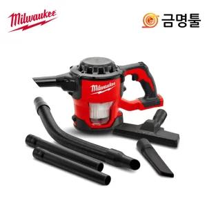 밀워키 M18 CV-0 충전청소기 18V 본체 헤파필터 바닥노즐 틈새노즐포함
