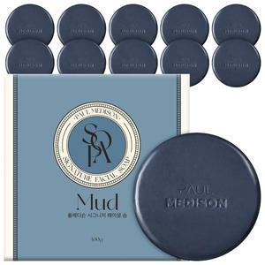 폴메디슨 시그니처 피지 흡착 페이셜 머드 솝 사이프러스향 100g 10개 1021486