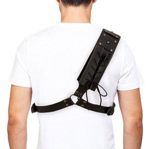 르네상스 소드 홀스터 전사 중세 갑옷, 어깨 뒤 칼집 개구리 홀더 크로스바디, 레트로 홀더, 조절 가능한 바이킹 칼 벨트