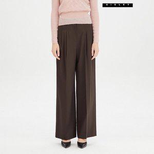 [시슬리] 노리치 와이드 턱 팬츠 SAPT32361_DW