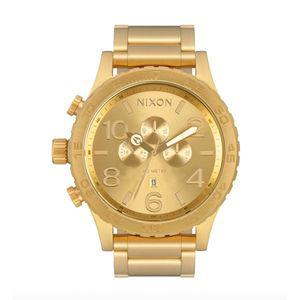 Nixon 51-30 Chrono 골드 시계 [세금포함] [정품], 51mm, Water Resistant, A083-502 New In Box 손목시계