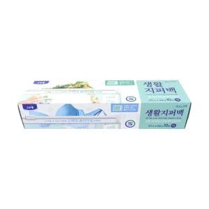 크린랩생활슬라이딩지퍼백(대)10매(36)/크린/지퍼백/특대/롤백/이중/크린랩/비닐봉투/실리콘/주방/용품/