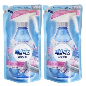 페브리즈 섬유탈취제 은은한꽃향 리필 320ml 2개