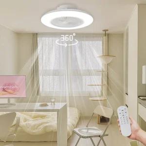 스윙 써큘레이터 실링팬 LED 조명 천정선풍기 홈인테리어 리모컨 포함