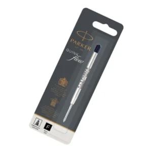 파카 큉크플로우 볼펜심 F촉 흑색 0.8MM 1개입 부드러운펜 교체용리필심 사무용펜