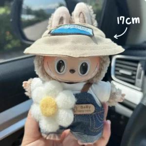 가방 인형 옷 키링 17cm 옷입히기 라부부 전용 인형 소품 (데이지) 꾸미기