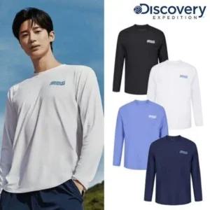 [갤러리아] [디스커버리] 남성 에센셜 로고 래쉬가드(DMSW61043)