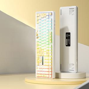 Aula 독거미 F108 유무선 기계식 키보드 풀배열 핫스왑 3종 연결방식 4000mAh