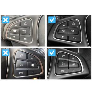 자동차 다기능 스티어링 휠 스위치 제어 버튼 커버, W205 W253, 메르세데스 벤츠 C GLC 클래스 0999050300