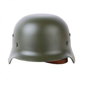 호신용품 WW2 독일 M35 강철 헬멧 모터 자전거 안전 제 2 차 세계 대전 재현