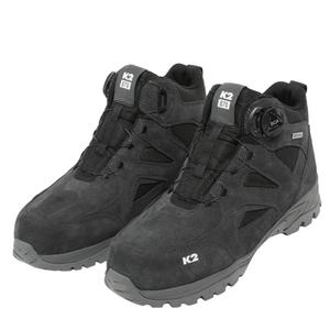 K2 Safety K2-67S 블랙 안전화 6인치 다이얼 작업화