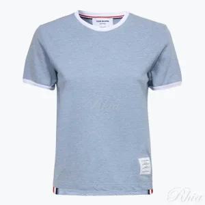 톰브라운 사이드 RWB 트리밍 링거 져지 반팔티 FJS133A J0043 480