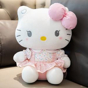 헬로 키티 애니메이션 헬로 키티 인형 장난감   베개 여자 아이 생일 선물 귀여운 헬로 키티 봉제 인형