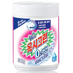 옥시크린 오투액션 O2액션 크리스탈화이트 500g 파우더형 표백제 애벌빨래 부분세탁 살균 소독