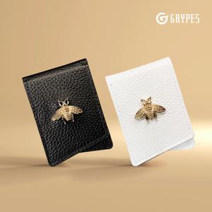 그리피스 천연가죽 골프머니클립 자석 골프지갑 선물용