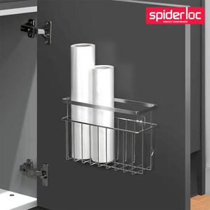 [스파이더락] 스마트 접착 주방 하부장 도마거치대 다용도 주방 수납 거치대 걸이 선반