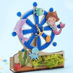 아트랄라 여름 언더더씨 만들기 인어공주 클레이 우드 조립 미술놀이