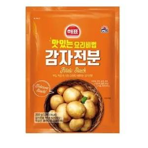 사조 맛집 해표 감자맛 전분 350g 업소용 대영량 식당 식자재 분식 캠핑