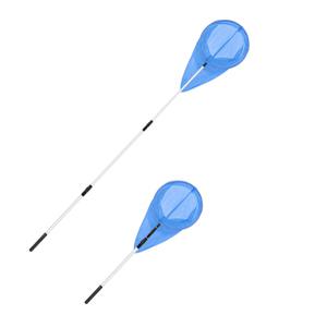 (3단 알루미늄 잠자리채 대형 3호-블루) 200cm 2m 잠자리채망 접이식 뜰채 말벌채 양봉채 낚시 뮬고기 어망