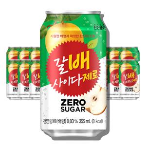 갈배사이다 제로 355ml 24캔 제로사이다 캔음료