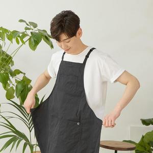 [HYIJVYD5_4B]남자앞치마 생활방수 가벼운 카페 식당 기