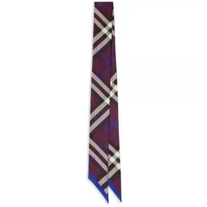 [버버리]Skinny Check Silk Scarf   114849820